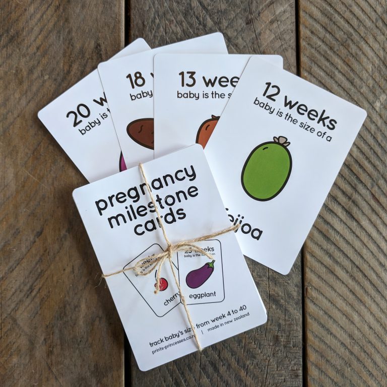 Pregnancy Milestone Cards