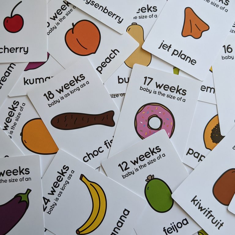 Pregnancy Milestone Cards