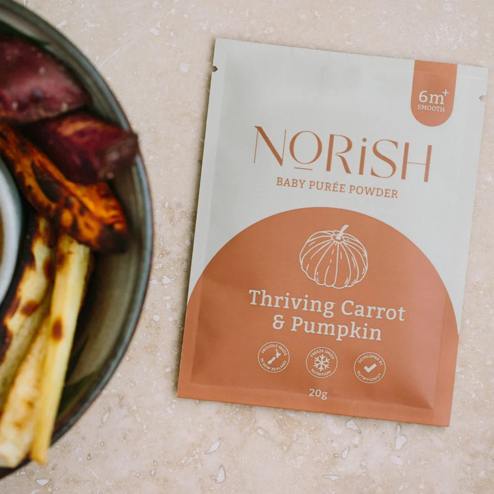 Baby Purée Powder: Thriving Carrot and Pumpkin - Norish