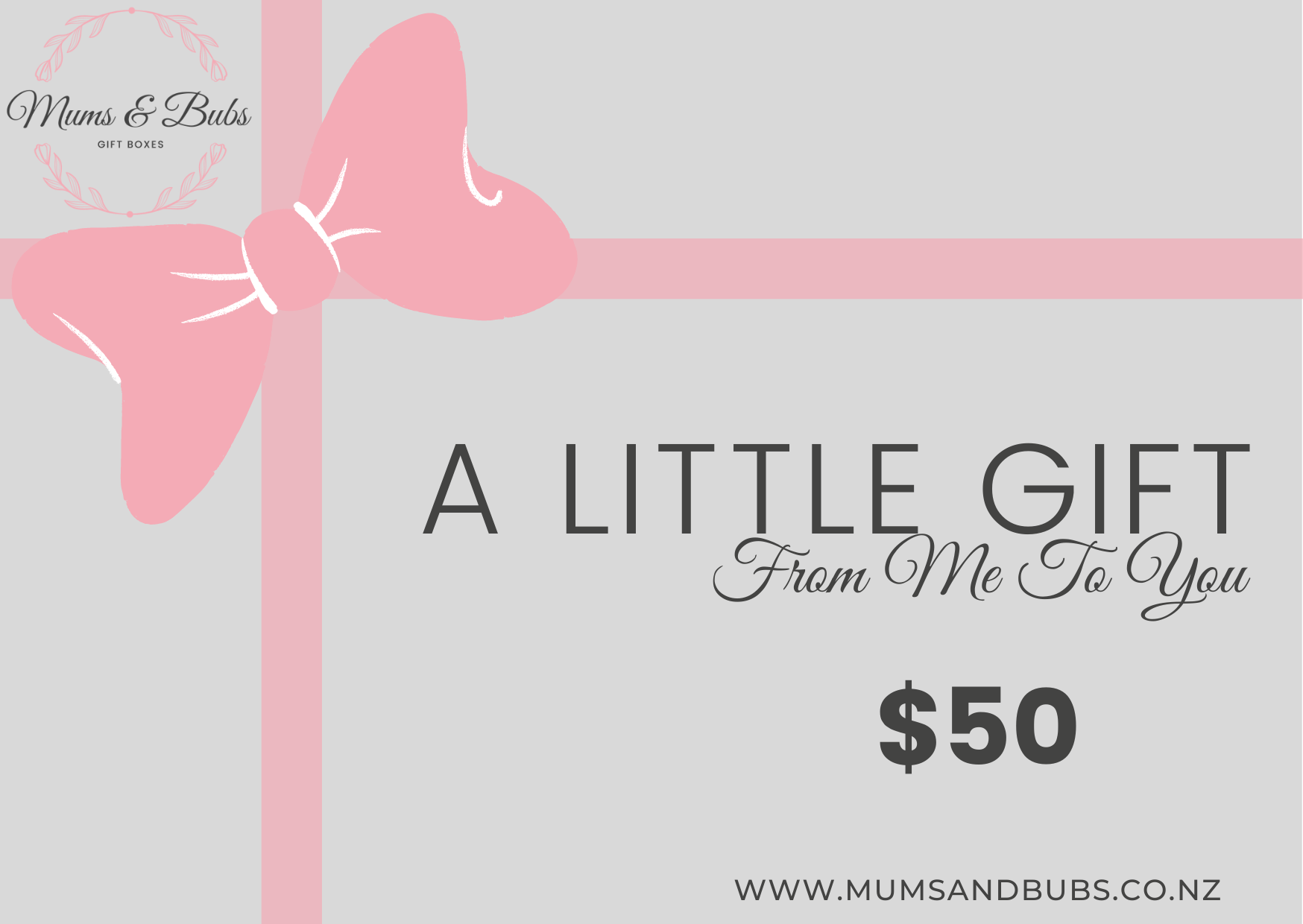 mums and bubs nz e-gift card