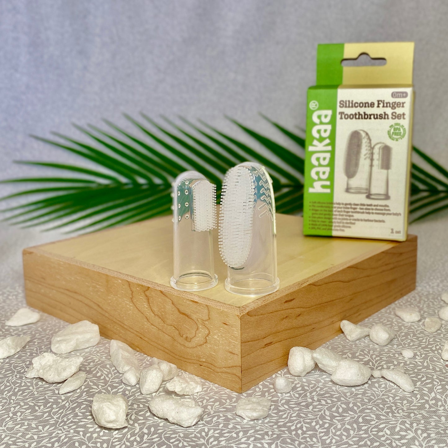 Silicone Finger Toothbrush set 2pcs (S&L)